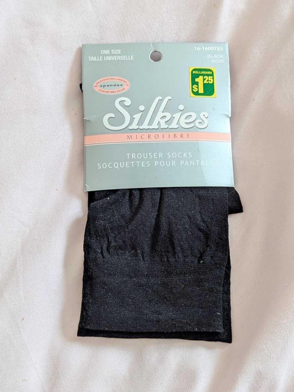 Silkies Black Microfibre Trouser Socks One Size
